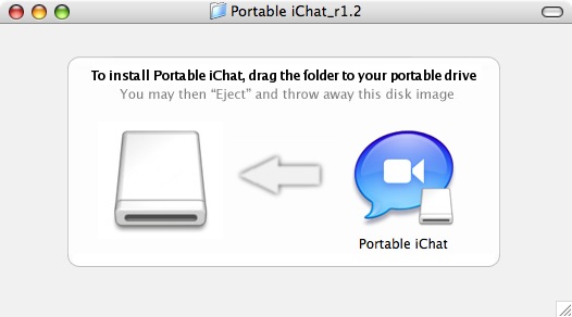 Portable iChat background dmg screenshot