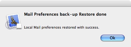 Backuo restore done window screenshot